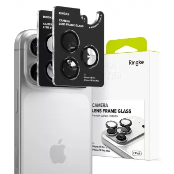RINGKE KAMERASCHUTZ CAMERA FRAME PROTECTOR 2-PACK IPHONE 18 PRO / PRO MAX SCHWARZ