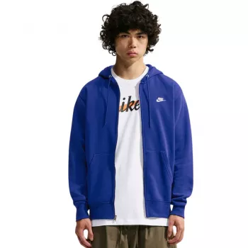 Men's Nike Club BB FZ Hoodie Sweatshirt Blue FN3861 455 S