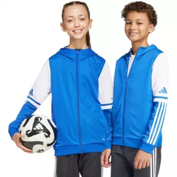 adidas Squadra 25 Hoody Children's Sweatshirt blue and white JD4802 140cm