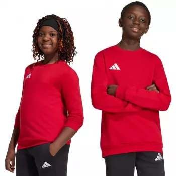 adidas Entrada 26 Sweat Top children's sweatshirt red JZ6556 116cm