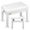 V-TONE PB3 WH piano bench keyboard bench white faux leather