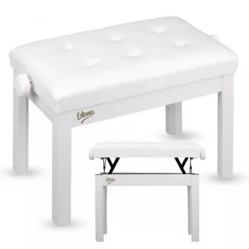V-TONE PB3 WH piano bench keyboard bench white faux leather