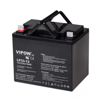 VIPOW 12V 33Ah gel battery