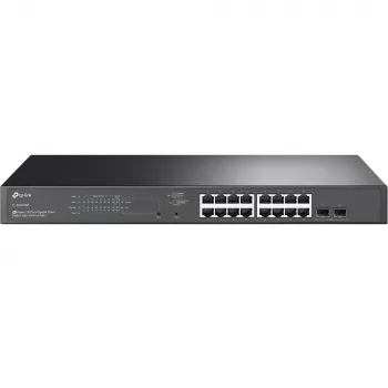 TP-Link JetStream TL-SG2218P Network Switch Managed L2/L2+ Gigabit Ethernet (10/100/1000) PoE Support 1U Black