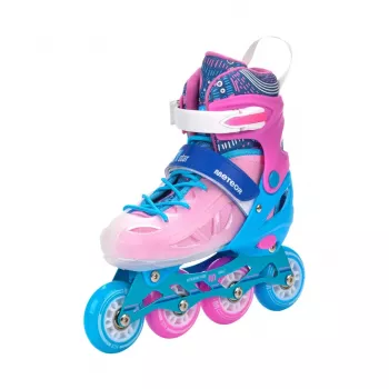 Meteor Loky Inline Skates Pink-Blue 17482-17483 34-37