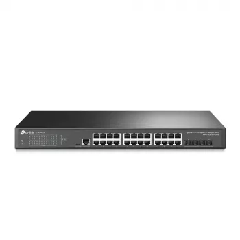 TP-Link JetStream TL-SG3428X Network Switch Managed L2+/L3 Gigabit Ethernet (10/100/1000) 1U Black