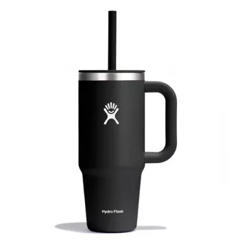 Hydro Flask 24 Oz All Around Travel Tumbler Thermal Mug (710 ml) - Black