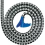 HellermannTyton 161-64301 Spiralflex SFPP Spiral Wrap, Polypropylene, Black, 10 mm Outer Diameter, 25 m Length, -60 to 110 °C