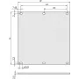 SCHROFF 4U 42HP Aluminium Front Panel, anodised/chromated, 19-inch Rack Mounting 30847463