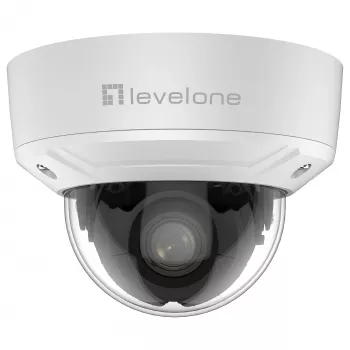 LevelOne FCS-3616 6MP outdoor dome IP camera with IR, PoE, H.265