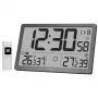 KIENZLE Jumbo NEO LCD Weather Wall Clock Grey