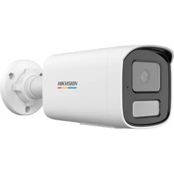 Hikvision DS-2CD1T47G3-LIU(4mm) 4MP ColorVu Lite IP Bullet Camera with White Light, Integrated Microphone, IP67, PoE