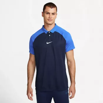 Nike Academy Pro Men's Short Sleeve Polo Shirt Obsidian/White M