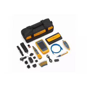 Fluke LIQ-KIT-VFL-FBRLRT Industrial Ethernet and Network Cable Tester Kit with VFL and Fiber Power Meter 5584503