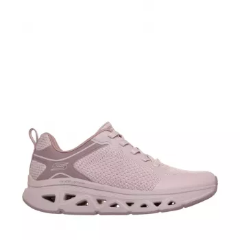Skechers BOBS Sport Arc Waves - Remix Women's Lace-Up Trainers, Light Mauve, EU 39