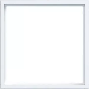 HAGER WAF7073WM Intermediate Ring for 50x50mm Central Plates, Polar White