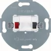 Hager WDF4800PW1 Speaker Connection Socket, 1-Gang, Polar White Matt