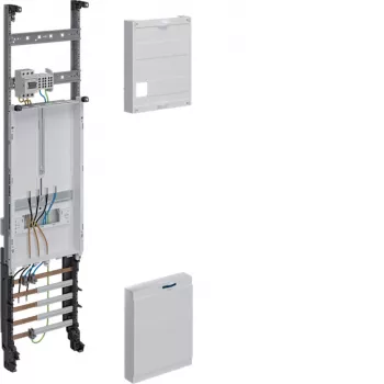 Hager ZH32P7KT Complete Meter Panel 1050x250mm 3-Phase 1 Meter Position 10mm² with Disconnect Function