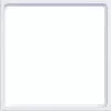 HAGER WAF7074WM Intermediate Ring Central Plate 51x51mm Polar White