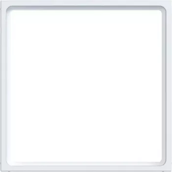 HAGER WAF7074WM Intermediate Ring Central Plate 51x51mm Polar White