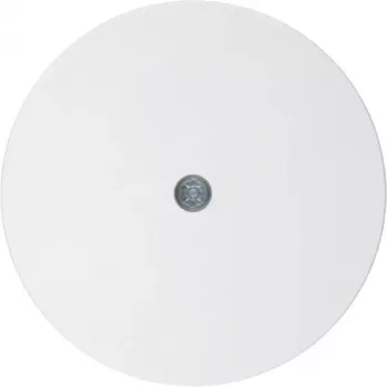 Hager central plate for cable and video connection boxes, polar white WLF4400WG