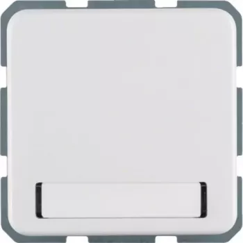 Hager WWS1114PW Schuko socket, polar white glossy, 16 A, flush-mounted