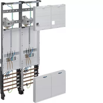 Hager ZK33Q3NT universZ complete field 1050x500mm 3-Point 2 meter spaces 10 mm² with disconnection function