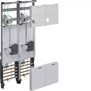 HAGER complete meter field 2 meter spaces Universal Z H1050mm 2-Field Hessen design ZK34C3N