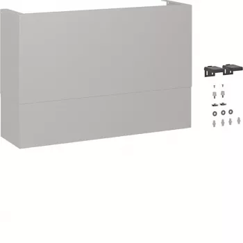 Hager universZ Telescopic Cable Management Panel FZ0800TB, Height 350-680 mm, Depth 205 mm, White