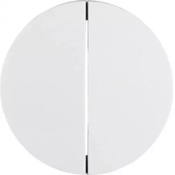 Hager WLW2010WG R.Classic 2-Gang Rocker Switch Key, Polar White Glossy