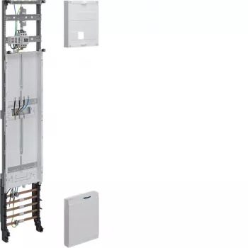 Hager ZH53Q1NT Complete Meter Panel universZ, 1350x250mm, 3-Phase, 1 Meter Position, 10 mm², with Disconnect Function