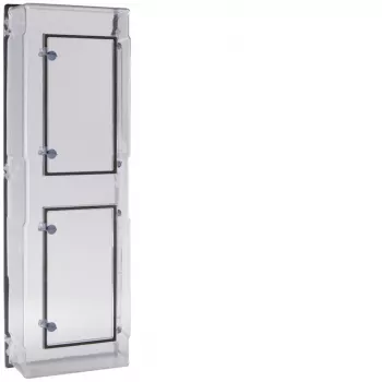 Hager ZAY750AT Meter Panel Cover IP54 Transparent 750mm with Door