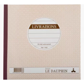 Le Dauphin Manifold Delivery Notes, 210 x 210 mm, triplicate (1163D) - 1 Piece (1163D)