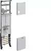 Hager ZH33Q7NT universZ Complete Meter Panel 1050x250mm 3-Phase 1 Meter Position 10mm² with Disconnect Function