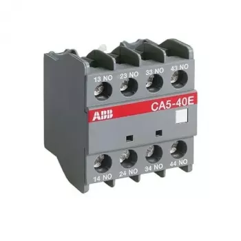 ABB CA5-22E Auxiliary Contact Block 2NO+2NC Front Mounting for AF09-AF96 Contactors 1SBN010040R1022