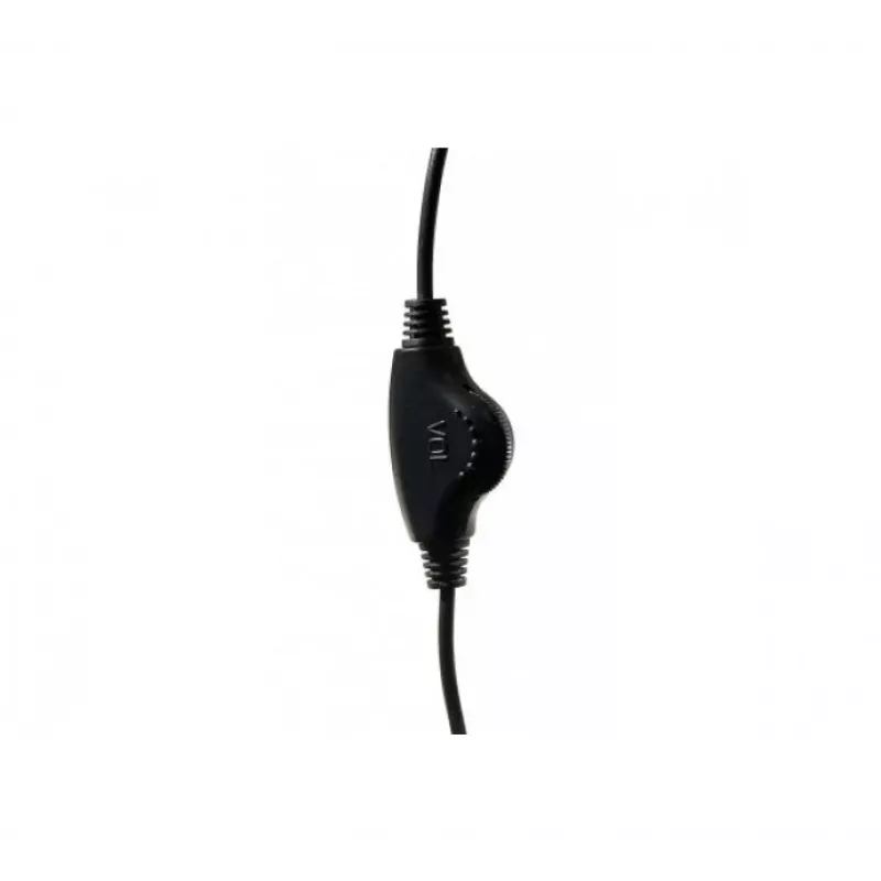 Exertis Connect On-ear Wired Headset with Boom Microphone - Black 059222