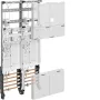 HAGER ZK3EH62 Complete Panel, 2 Meter Positions, BKE-I, Main Switch