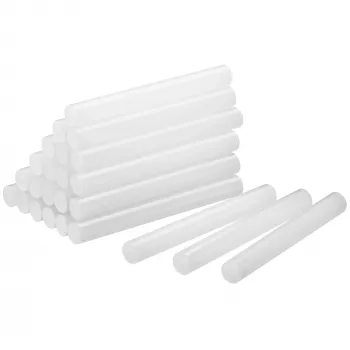 STANLEY DualMelt Transparent Hot Glue Sticks, 24 Pieces, 11.3 mm x 100 mm 1-GS20DT