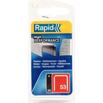 RAPID TOOLS type 53 fine wire staples 6 mm galvanised steel, 1250-pack 40109502
