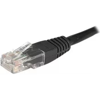 EXERTIS CONNECT Cat6 U/UTP Patch Cable, 1m, Black, RJ45, Snagless 246772