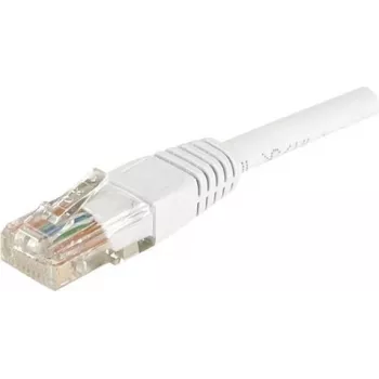 EXERTIS CONNECT CAT.6 U/UTP Patch Cable, 2m, White, RJ45, Snagless 246785