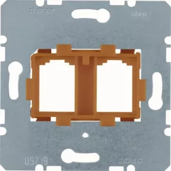 HAGER WDF4716P Modular Jack Mounting Support Plate Orange (WDF4716P)