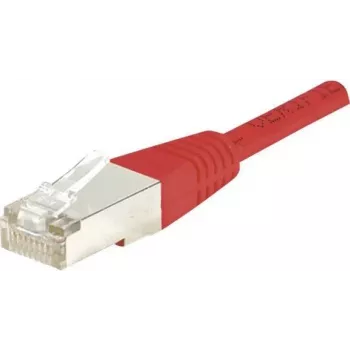 EXERTIS CONNECT Cat.5e F/UTP Patch Cable, Red, 0.7 m, Slim Snagless Boot, Gigabit Ethernet 231320