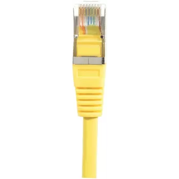 Exertis Connect 842301 Cat.6 F/UTP Patch Cable, 3 m, Yellow, Slim Bend Protection