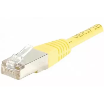 Exertis Connect 842301 Cat.6 F/UTP Patch Cable, 3 m, Yellow, Slim Bend Protection