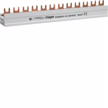 Hager KDN480A 4-Pole Pin Busbar 80A 12 Modules