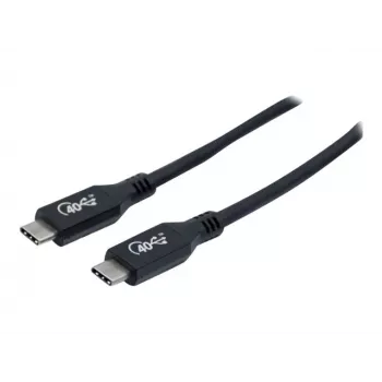 Exertis Connect USB4 USB-C to USB-C Cable 80cm 8K 100W Black 532600