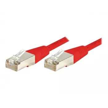 EXERTIS CONNECT Cat.6 F/UTP Patch Cable, Red, 7.0 m, Slim Snagless 243570