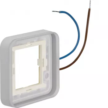 Hager WNA697 2-Gang Cover Frame, Polar White (RAL 9010)