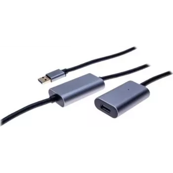 EXERTIS CONNECT Active USB 3.0 Extension Cable 10m, USB-A Male to USB-A Female, 5Gbps, Black 149264